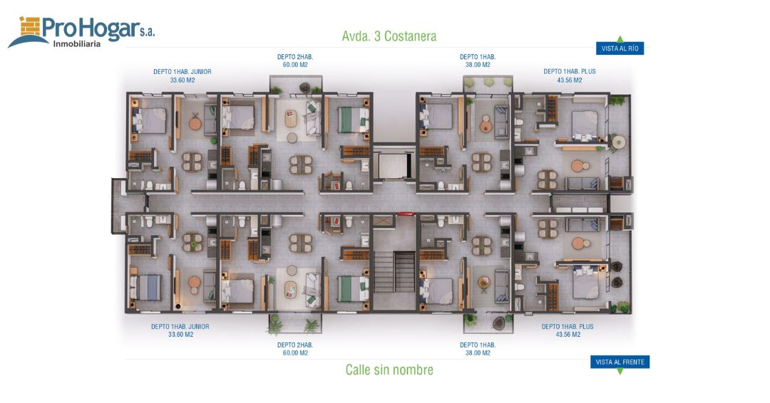 Amplio y exclusivo  departamento en venta